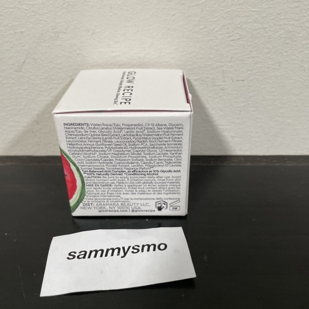 Glow Recipe Watermelon Glow AHA Night Treatment 2.02oz Full Size NIB - Picture 5 of 6